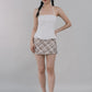 Dewy Plaid Mini Skort [CLOUD MESH]