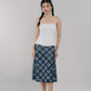Corrie Plaid Midi Skirt [CLOUD MESH]