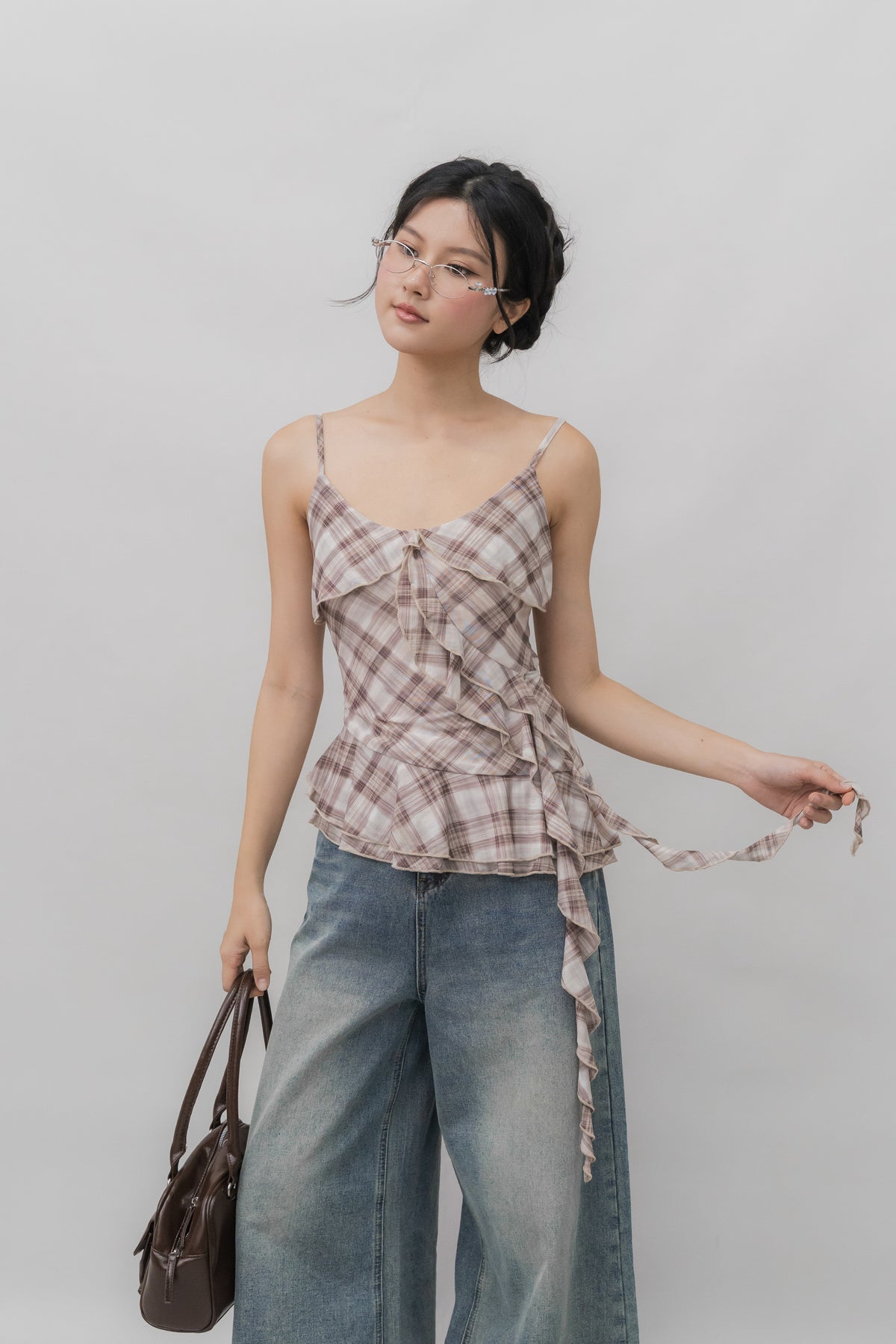 Danielle Wide Leg Denim Jeans
