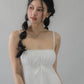 Kate Lace Trim Ribbon Padded Maxi Dress