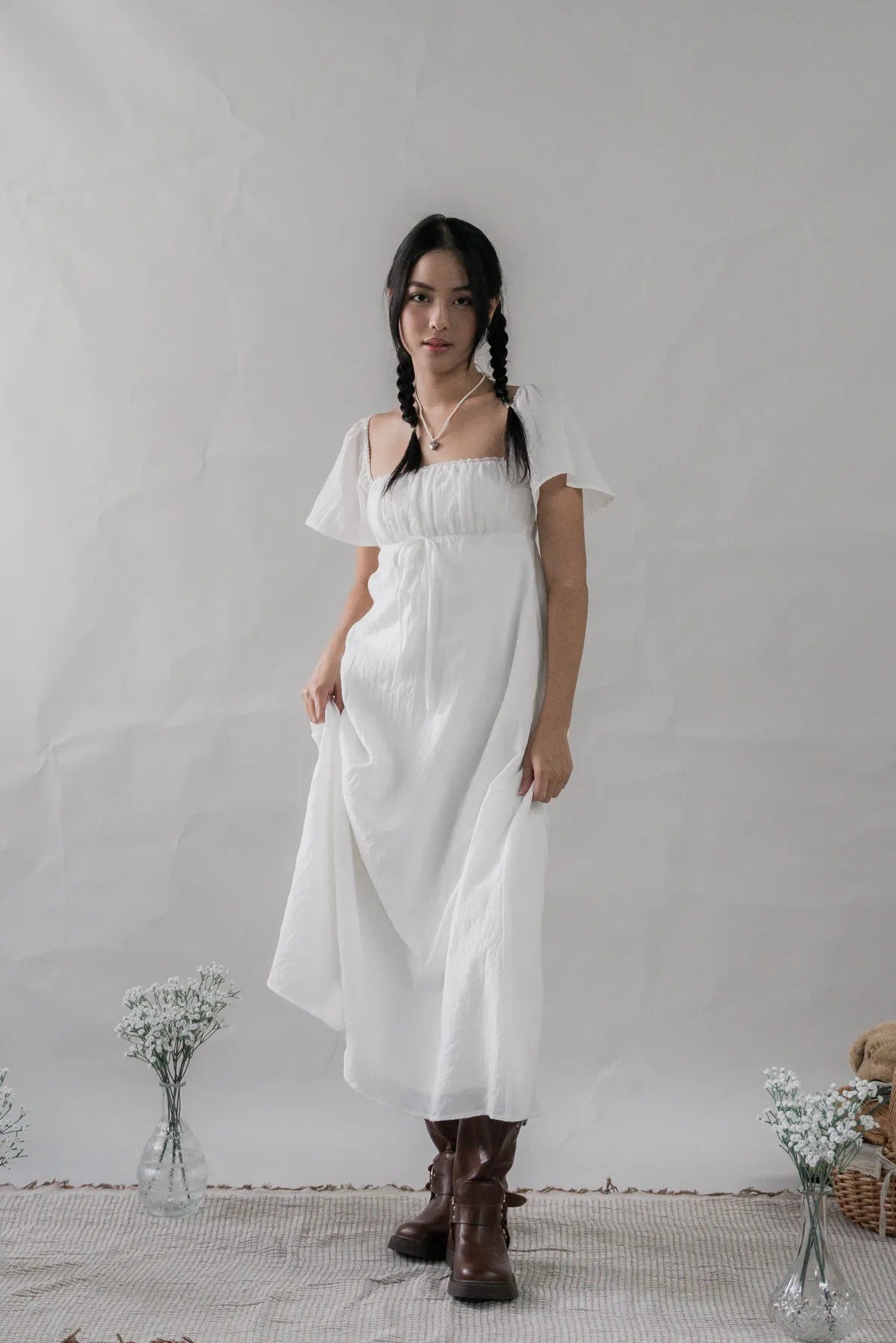 Kate Padded Sleeved Maxi Dress