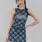 Dewy Plaid Mini Skort [CLOUD MESH]
