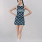 Dewy Plaid Mini Skort [CLOUD MESH]