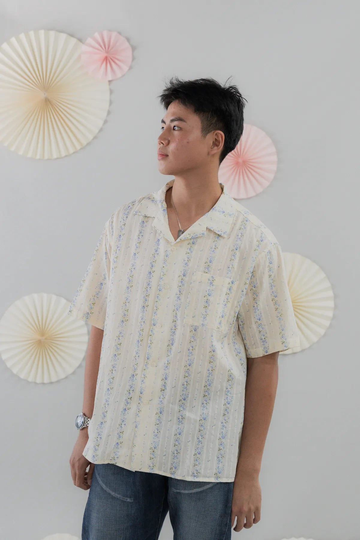 [COL HARU] Haru Collared Short Sleeve Shirt