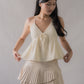 Peony Babydoll Padded Ribbon Top (Restocked)