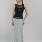 Blaire Padded Mesh Top [CLOUD MESH]