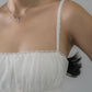 Kate Lace Trim Ribbon Padded Maxi Dress