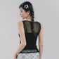 Blaire Padded Mesh Top [CLOUD MESH]