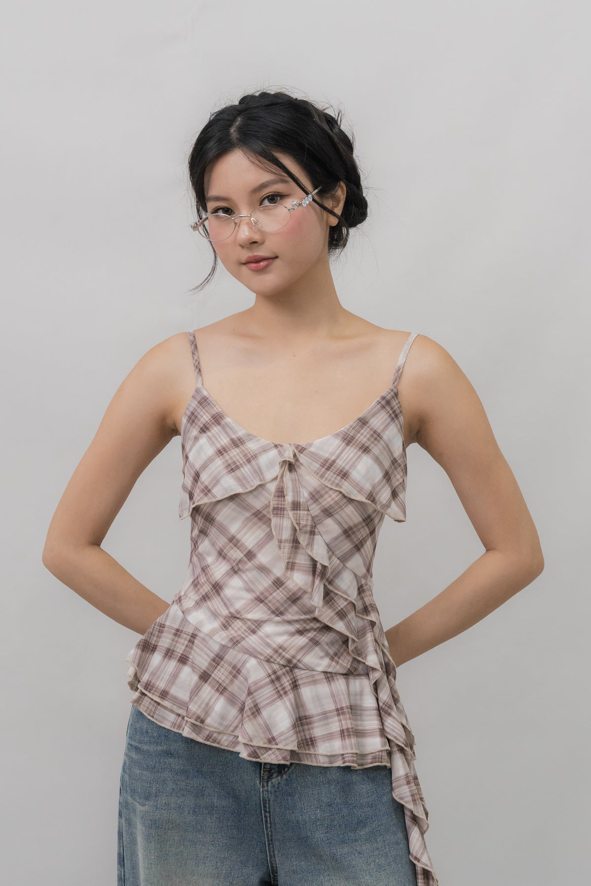 *PRELAUNCH* [CLOUD MESH] Danica Frills Padded Top