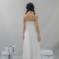 Kate Lace Trim Ribbon Padded Maxi Dress