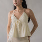 Peony Babydoll Padded Ribbon Top (Restocked)