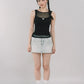 Blaire Padded Mesh Top [CLOUD MESH]
