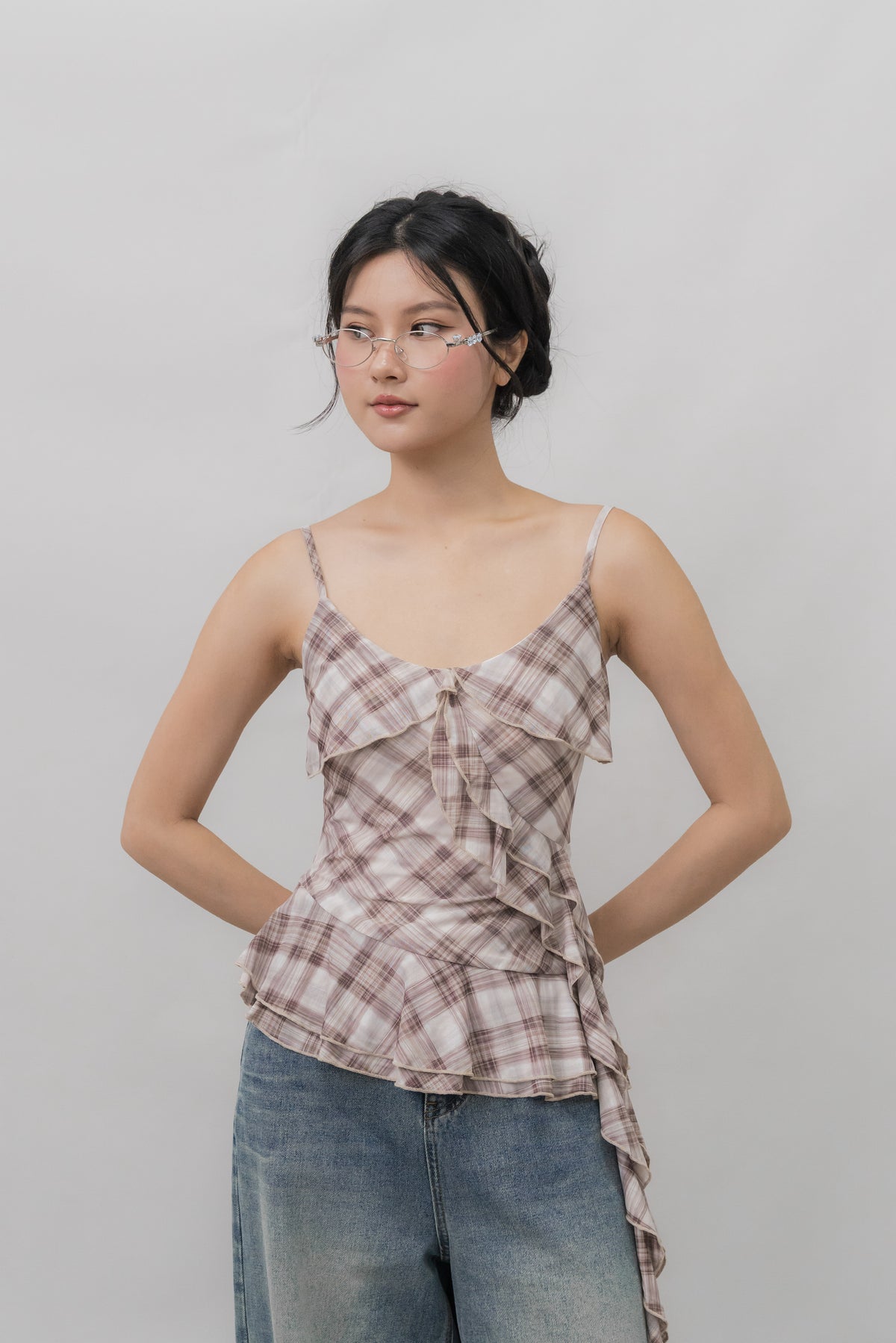 *PRELAUNCH* [CLOUD MESH] Danica Frills Padded Top