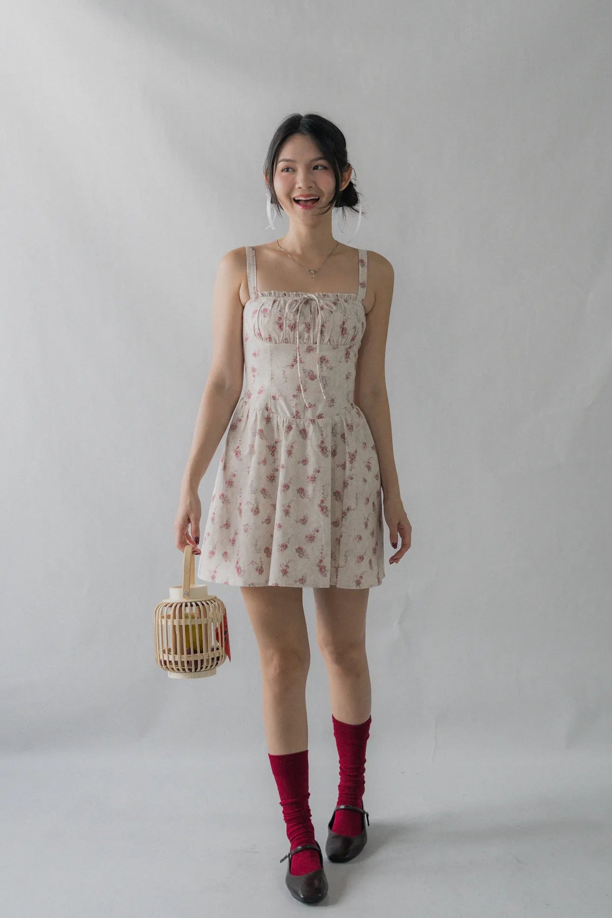 Lyla Padded Ruched Mini Dress