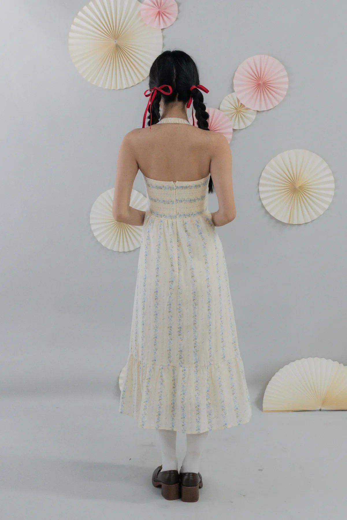 [COL HARU] Jodi Padded Halter Long Dress