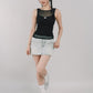 Blaire Padded Mesh Top [CLOUD MESH]