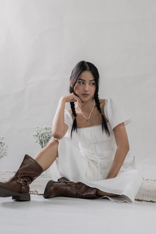 Kate Padded Sleeved Maxi Dress