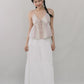 Peony Patchwork Babydoll Padded Top
