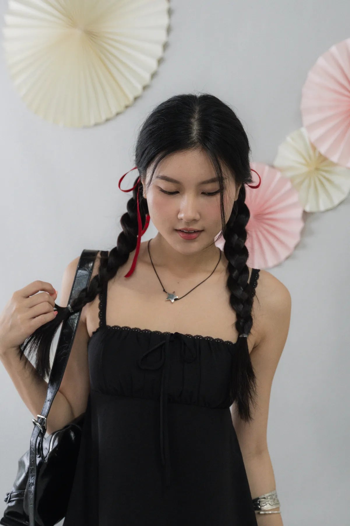 Kaia Padded Mini Babydoll Dress