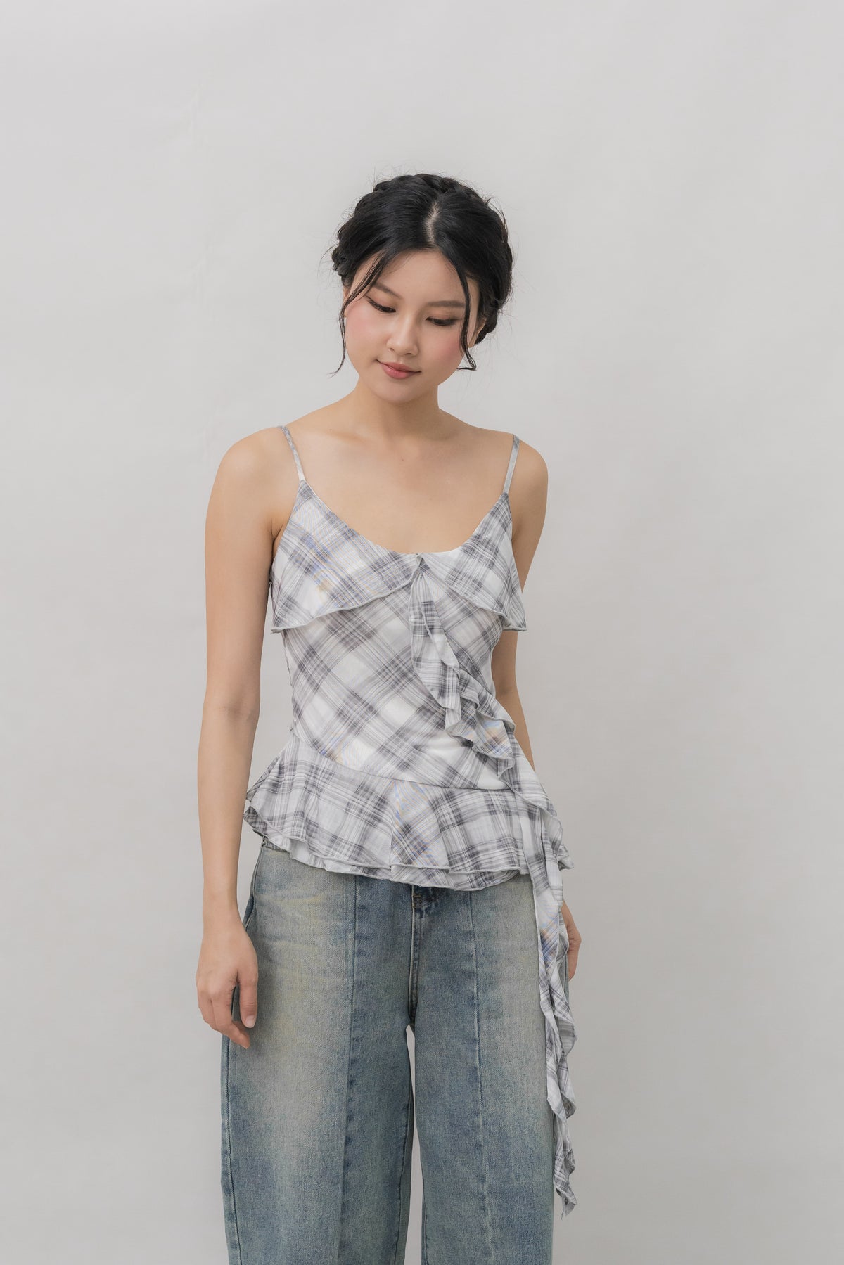 *PRELAUNCH* [CLOUD MESH] Danica Frills Padded Top