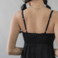 Kate Lace Trim Ribbon Padded Maxi Dress