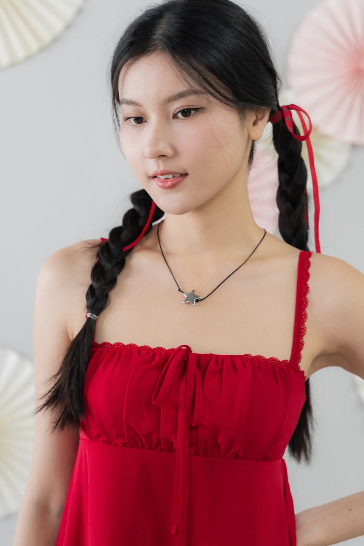 Kaia Padded Mini Babydoll Dress