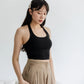 Charlise Padded Halter Self-Tie Top