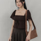 Kiara Flutter Sleeves Padded Babydoll Top