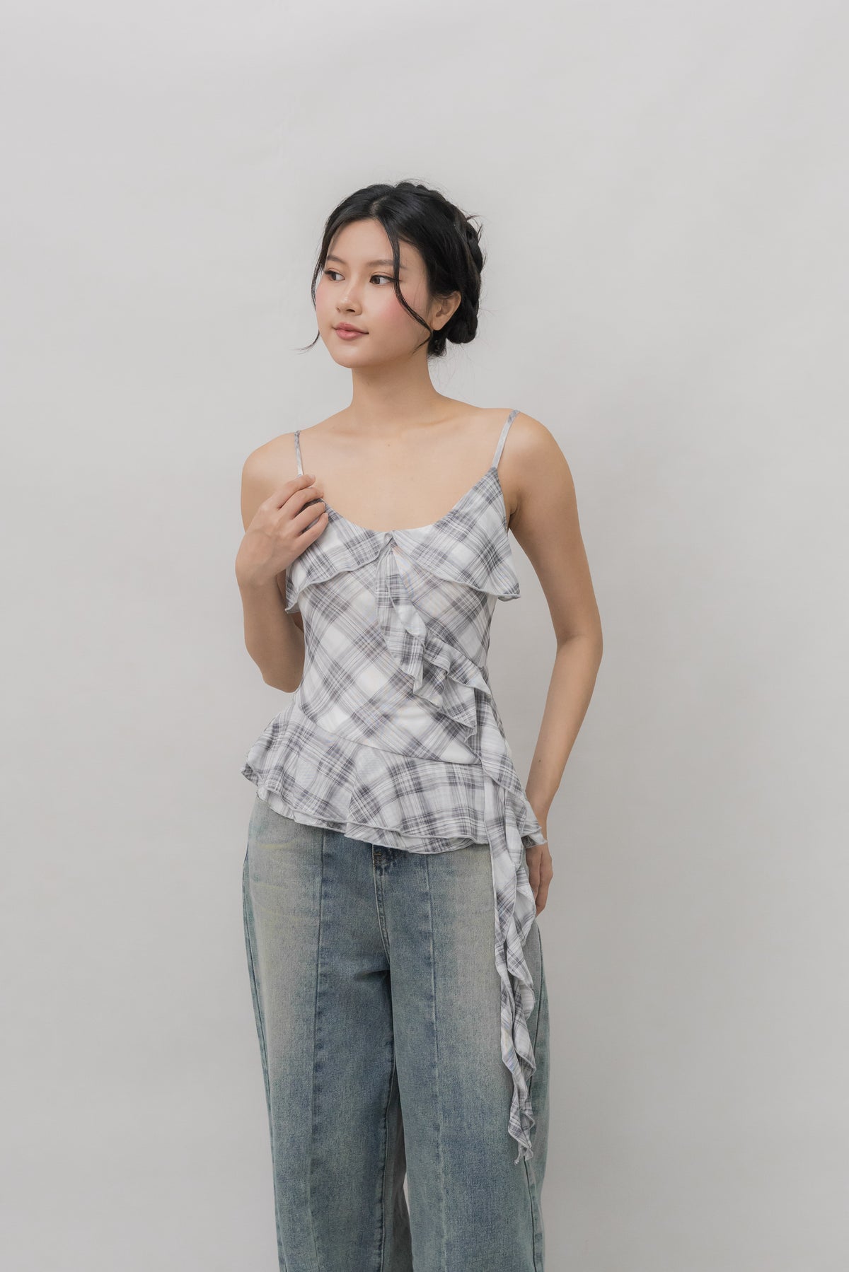 *PRELAUNCH* [CLOUD MESH] Danica Frills Padded Top