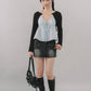 Miki Denim Wash Mini Skorts