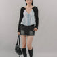 Miki Denim Wash Mini Skorts