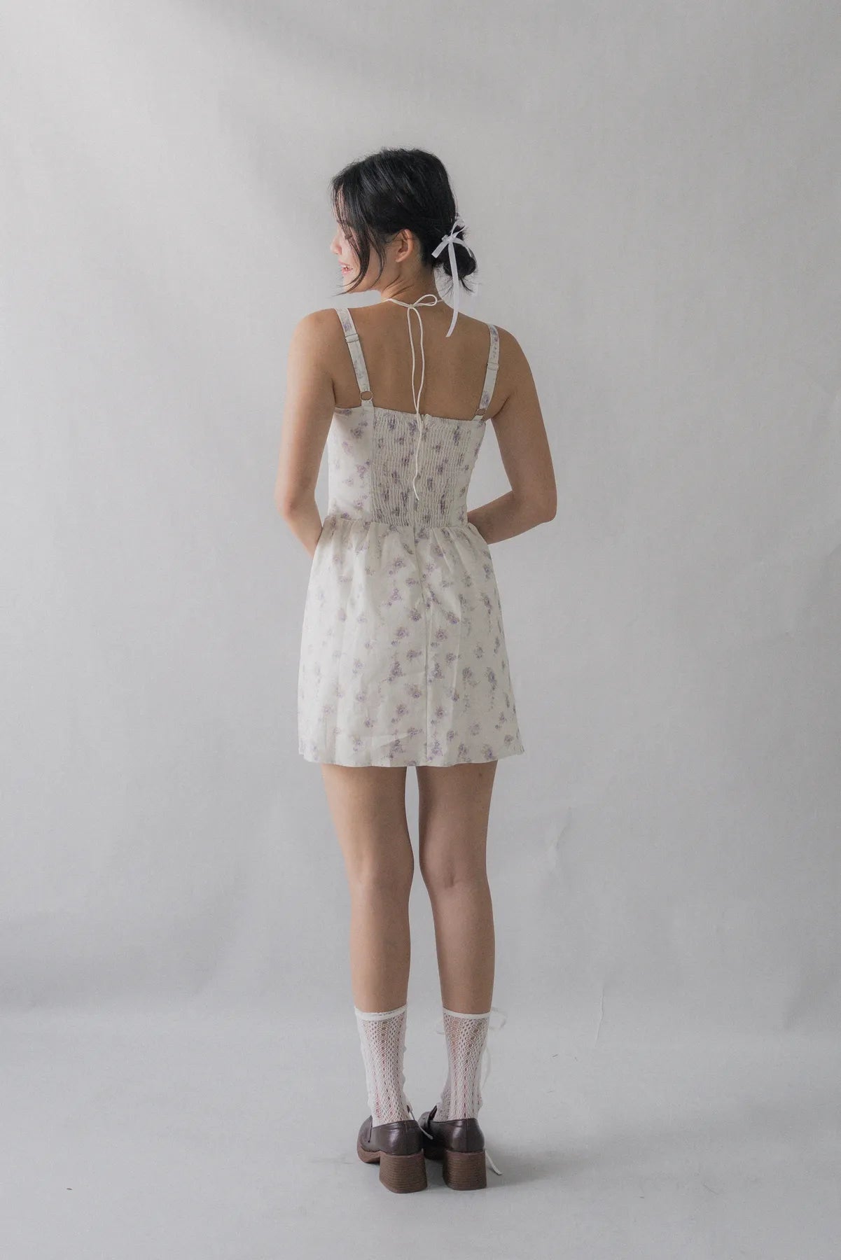 Lyla Padded Ruched Mini Dress