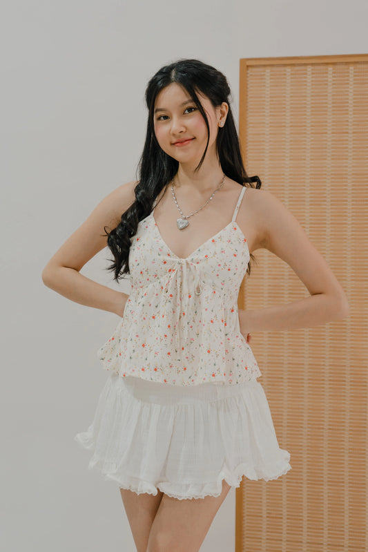 LIKKA x BEUTEA Peony Babydoll Padded Top