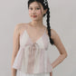 Peony Patchwork Babydoll Padded Top