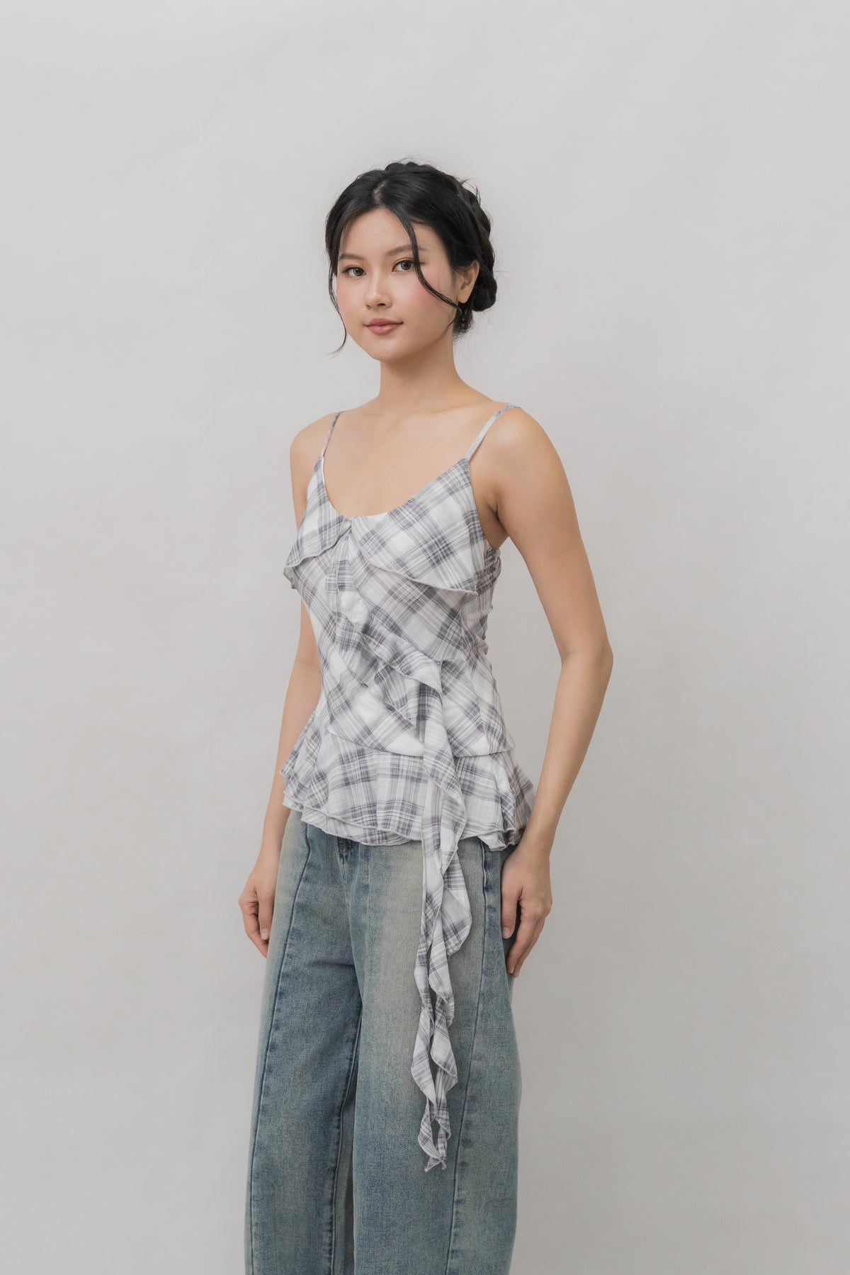 *PRELAUNCH* [CLOUD MESH] Danica Frills Padded Top
