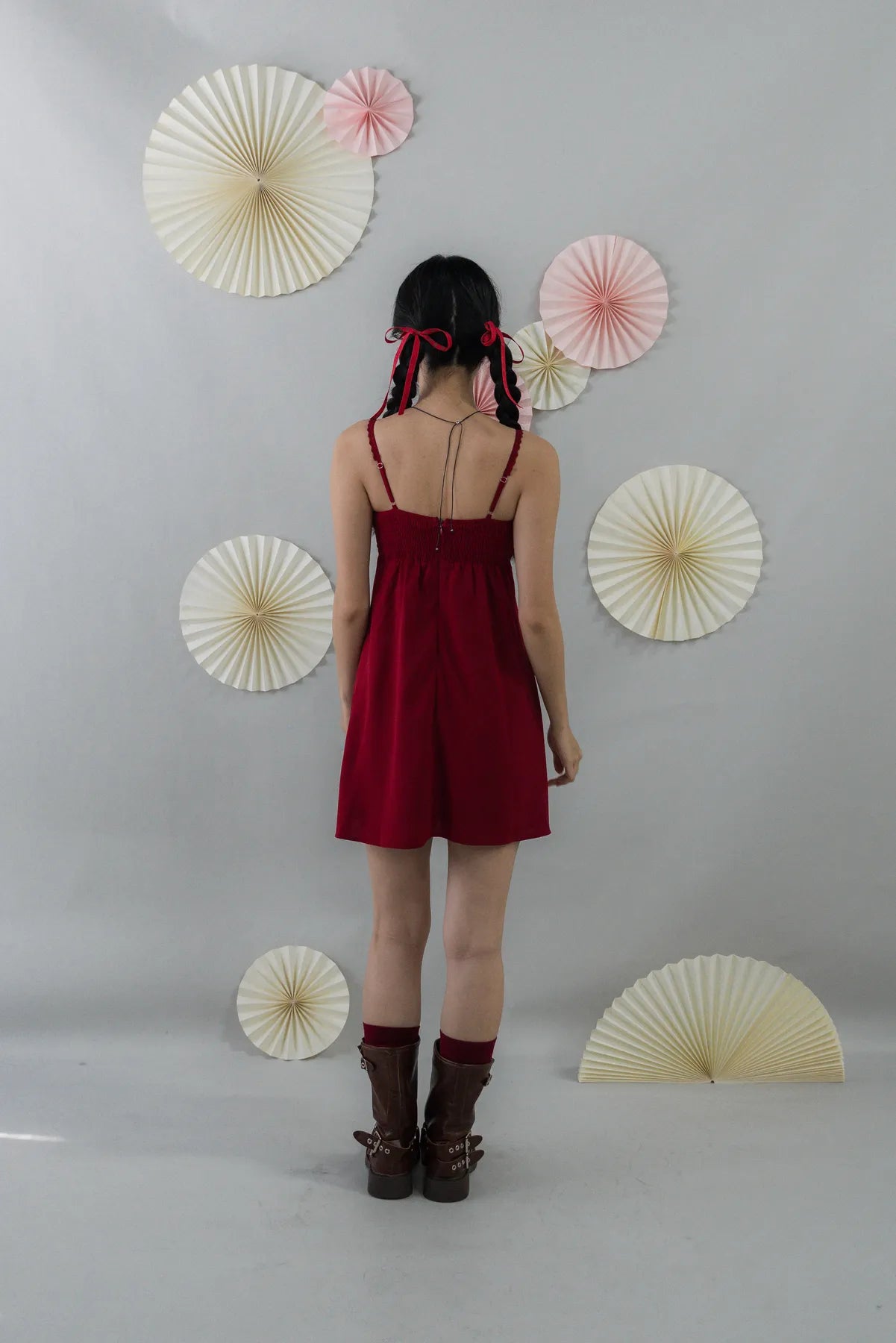 Kiara Padded Mini Babydoll Dress