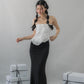 Bradley Fishtail Maxi Soft Mesh Skirt