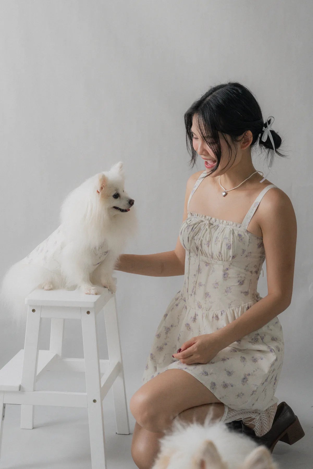 Lyla Padded Ruched Mini Dress