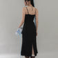 Christine Strappy Padded Lace Ribbon Dress