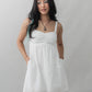 [100% Cotton] Renee Convertible Padded Romper Dress