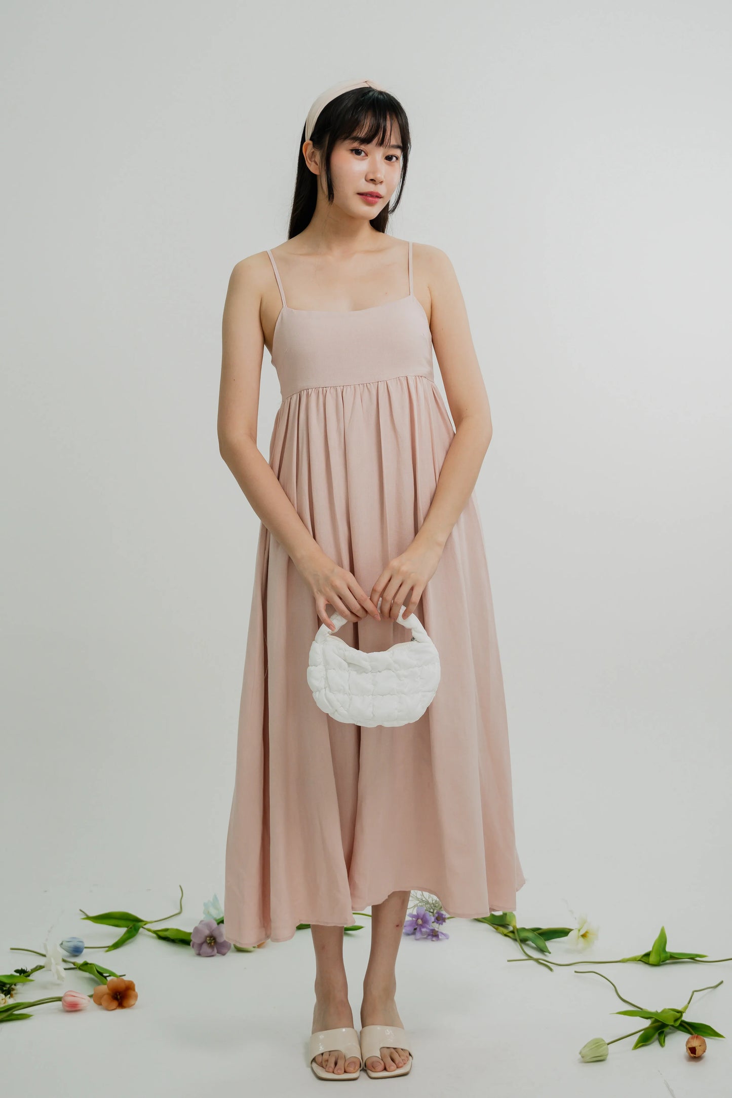 Camellia Babydoll Maxi Dress