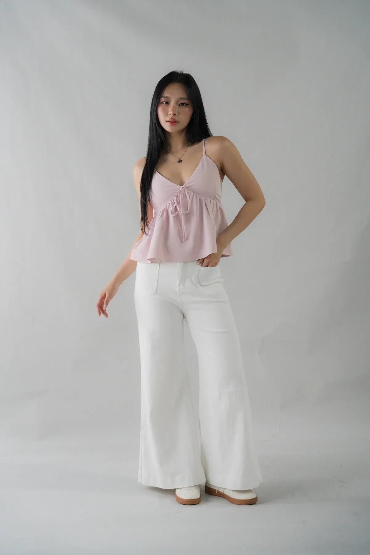 Victoria Flare Legged Front Pocket Jeans