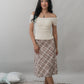 Valerie Pointelle Off Shoulder Short Sleeve Top