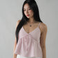 Peony Babydoll Padded Ribbon Top (Restocked)