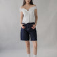 Georgie Pintuck Ruffle Puffed Sleeve Padded Top
