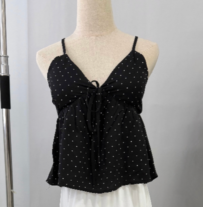 Peony Babydoll Padded Ribbon Top (Restocked)