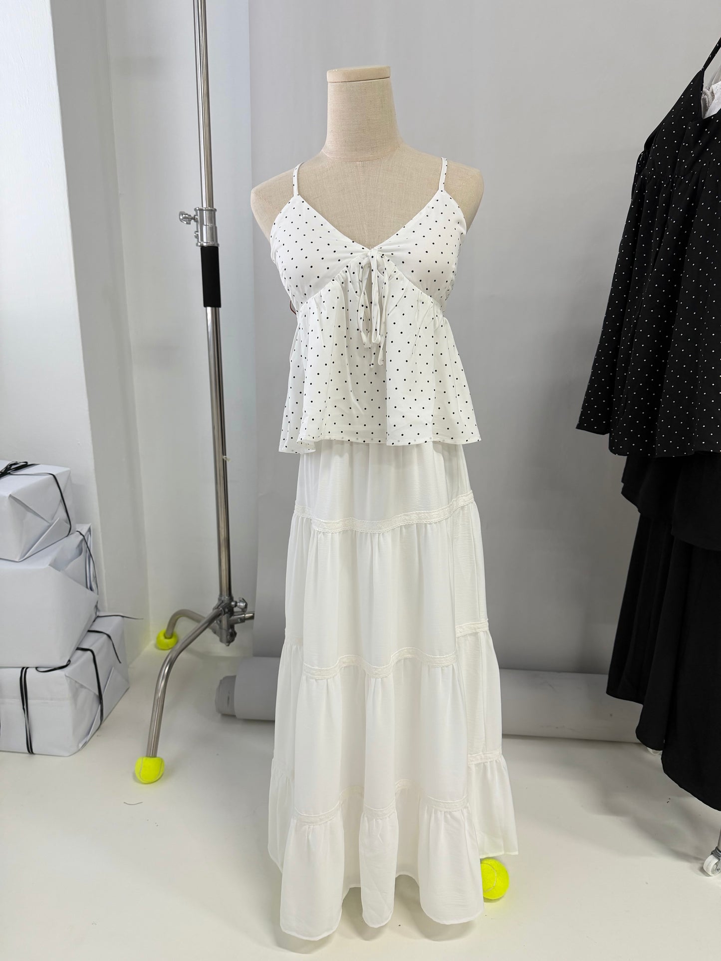 Peony Babydoll Padded Ribbon Top (Restocked)