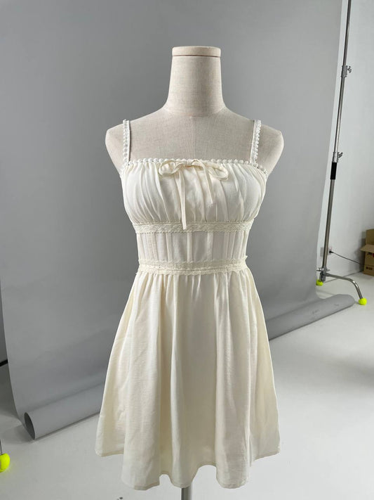 *COMING SOON* Elysia/Eloise Ribbon Pintuck Padded Mini Dress