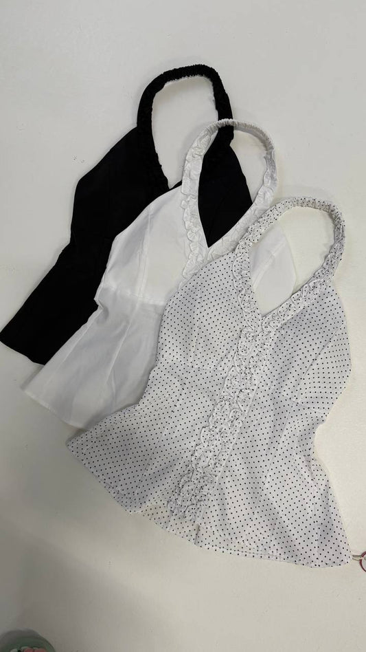 *PRELAUNCH* Krissy V-Neck Padded Longline Halter Top