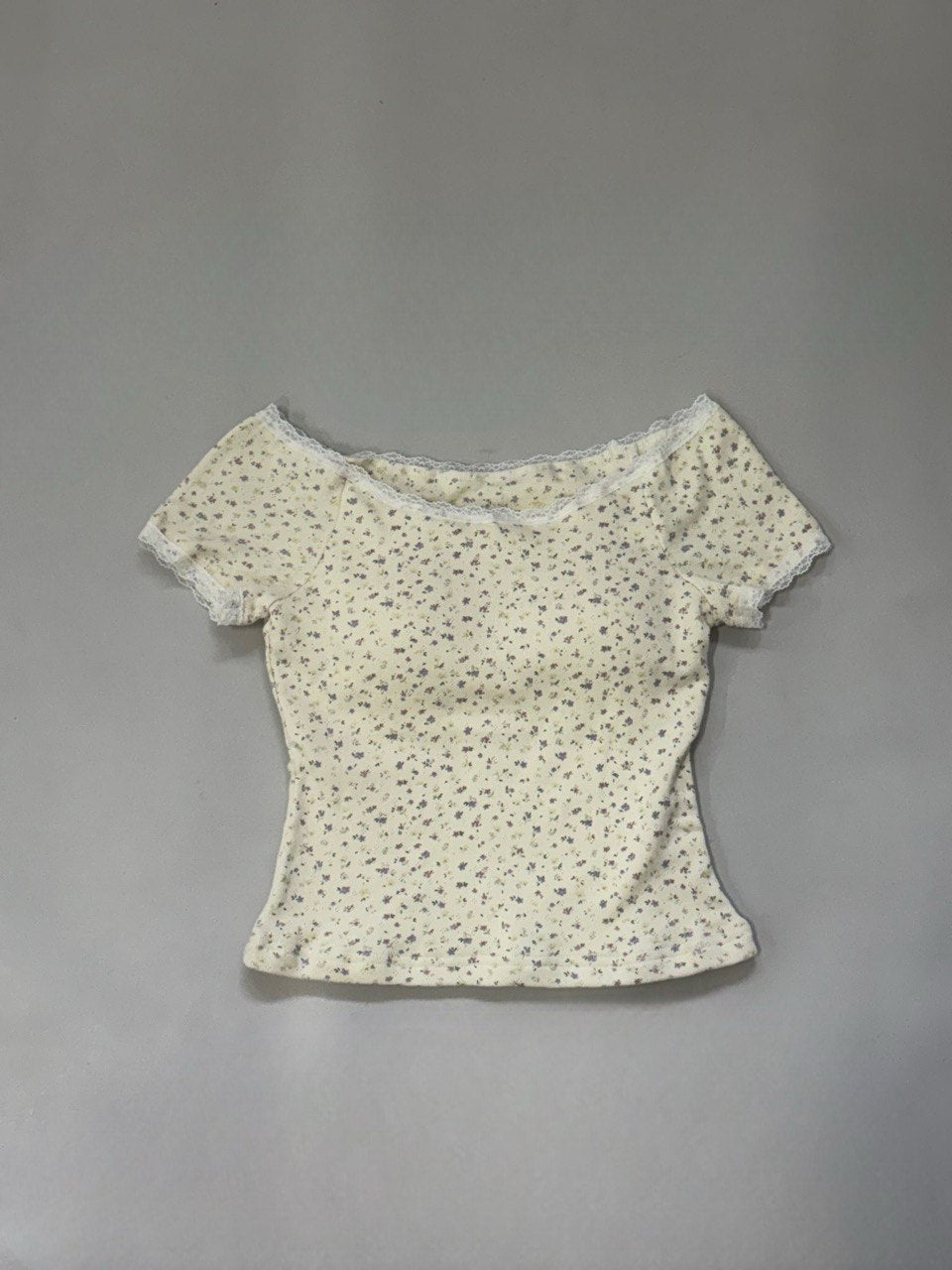 *PRELAUNCH* Valerie Pointelle Off Shoulder Short Sleeve Top